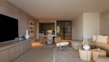 Resa estates Ibiza for sale Talamanca luxury apartment duplex first living.jpg